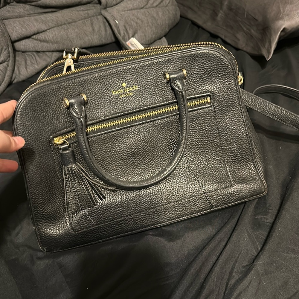 Black large Kate spade purse